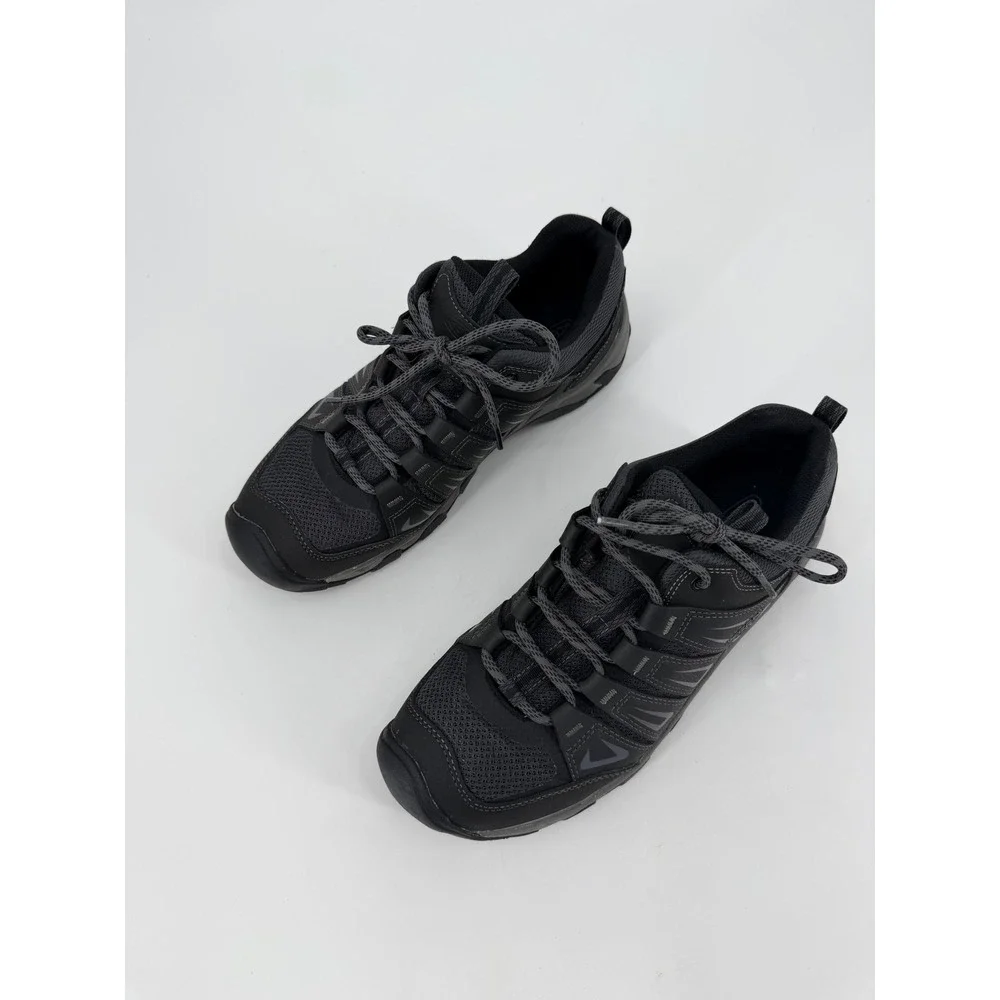 Keen Oakridge Mens Hiking Shoes Black Grey Low Top Trail Sneakers 1015315 US 11